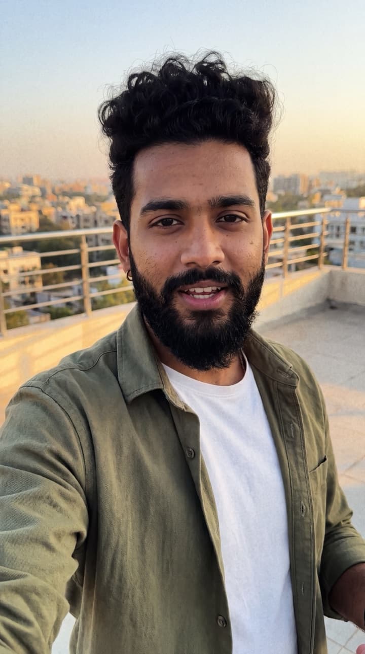 Dev's month eight video update, filmed on a rooftop