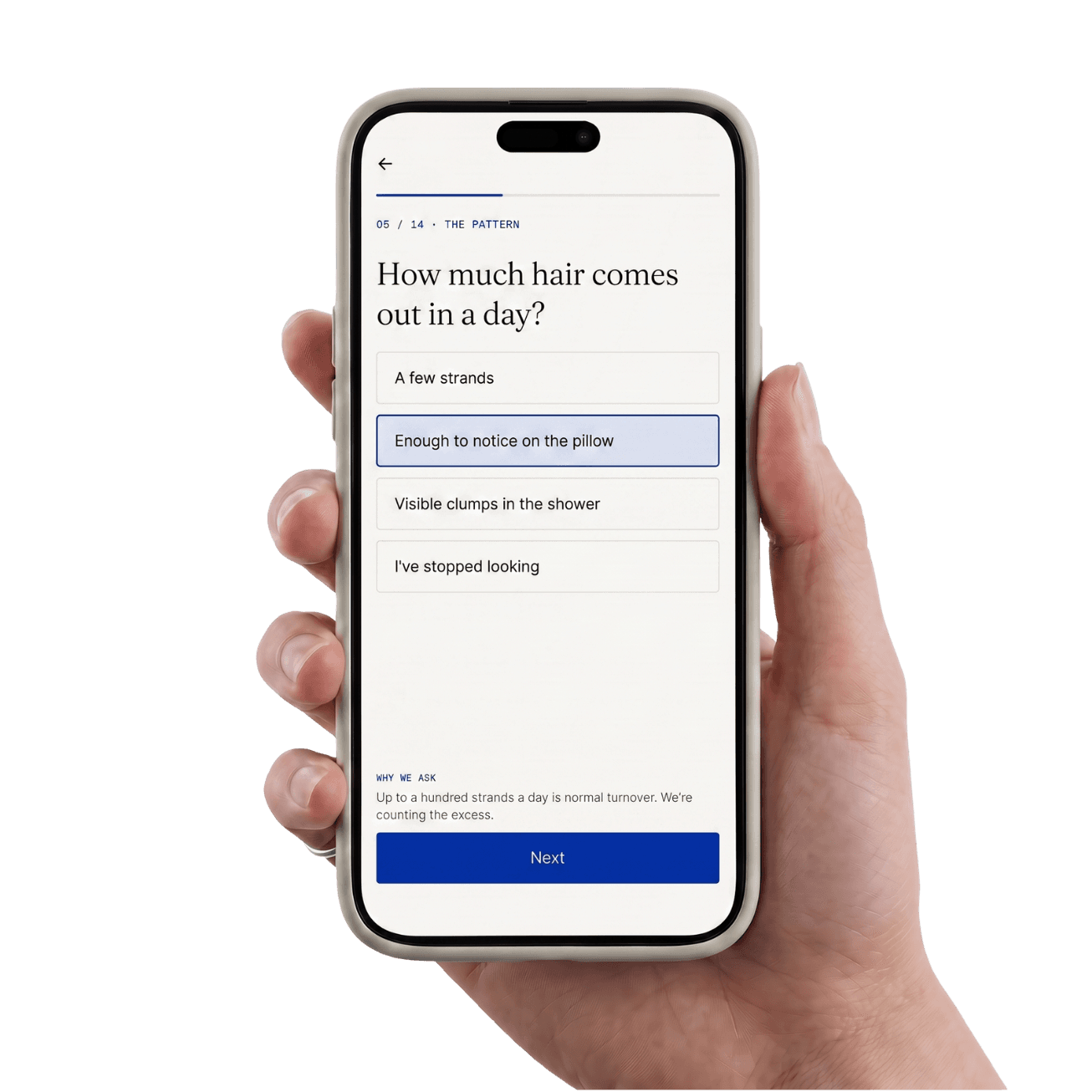 Phone in hand